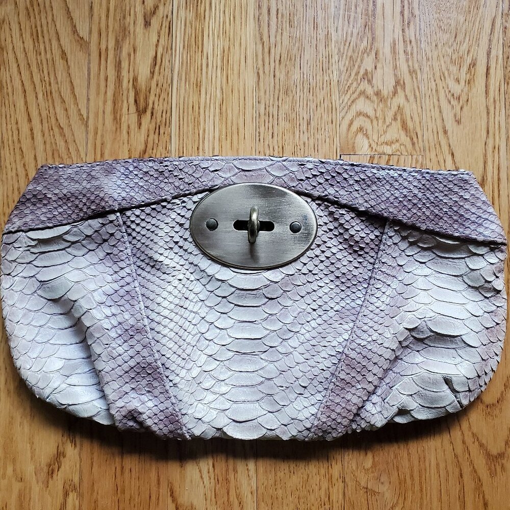 Seril Snakeskin Clutch Bag 🐍